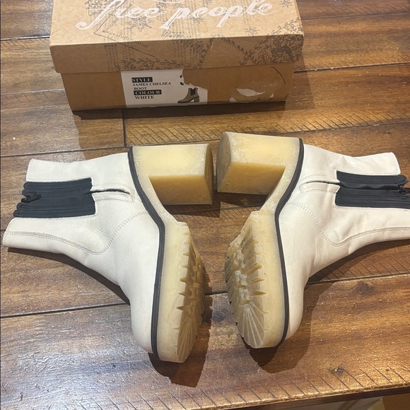 Free People Ivory Heeled Boots - Picture 6 of 6
